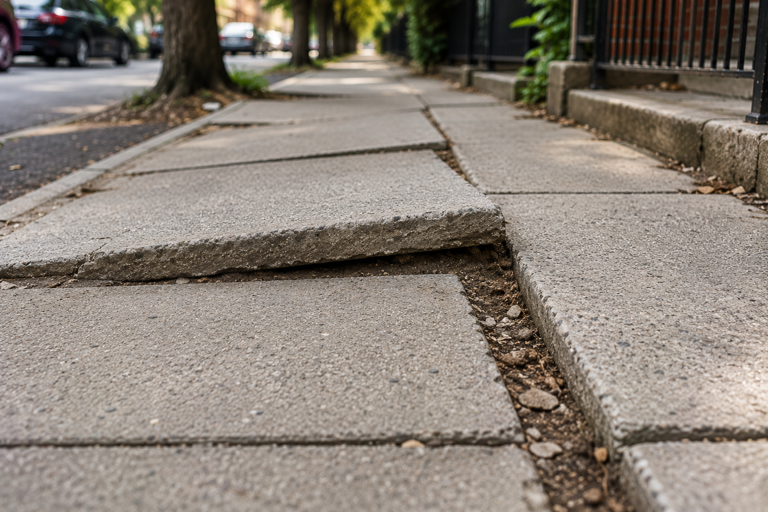 Uneven Sidewalks