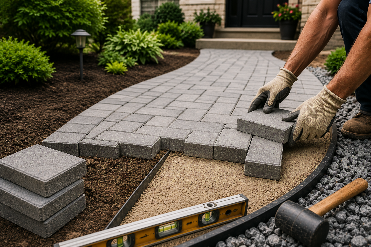 Paver Walkway