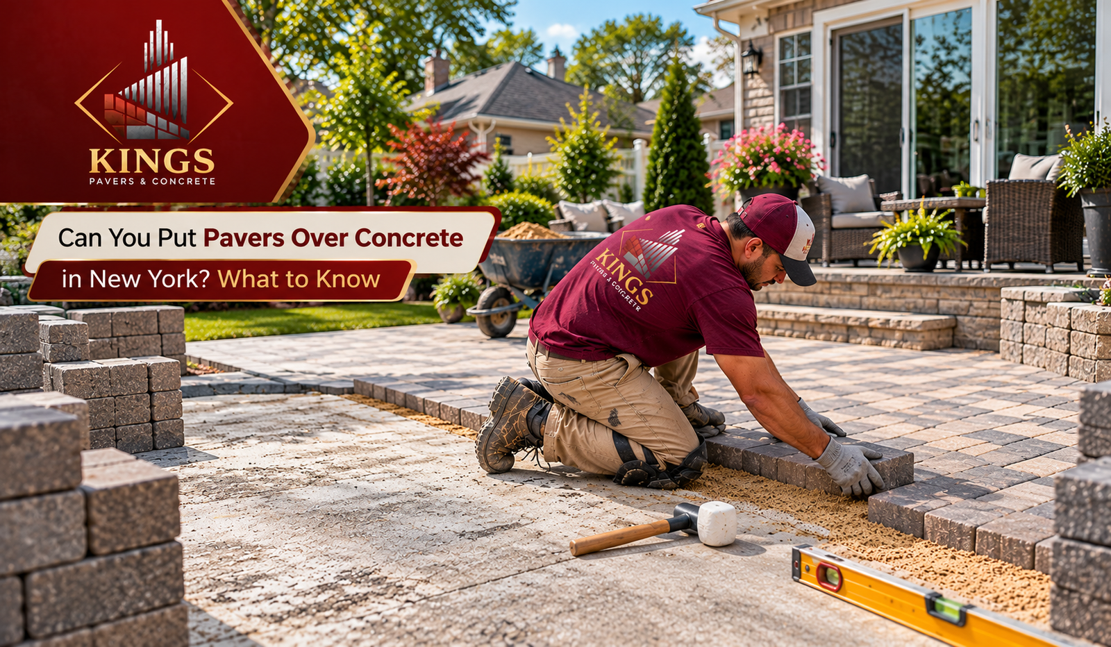 Pavers Over Concrete